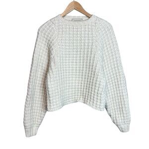 Shaina Mote Sweater Womens Small Alpaca Merino Wool Knit Chunky Minimalist